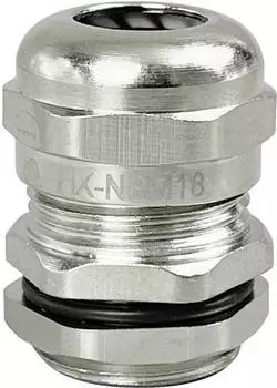 Conrad Electronic TRU Components Kabelverschraubung M18 Messing vernickelt (TC-10302828)