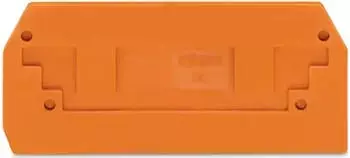 Wago Abschluss- und Zwischenplatte 2,5 mm dick orange (282-328)