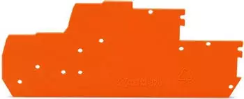Wago Abschluss- und Zwischenplatte 1 mm dick orange (870-1149)