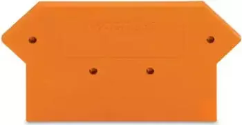Wago Abschluss- und Zwischenplatte 2,5 mm dick orange (280-331)