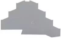 Wago 281-365, Wago 281-365 Abschluss- und Zwischenplatte,1 mm dick,grau 281365...