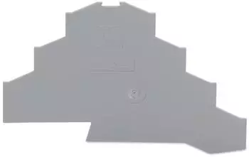 Wago Abschluss- und Zwischenplatte 1 mm dick grau (281-365)