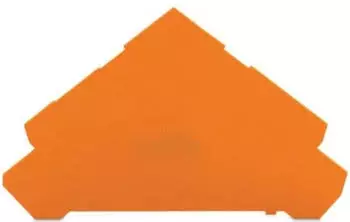 Wago Abschluss- und Zwischenplatte 1 mm dick f&uuml;r Vierstockklemmen orange (280-323)