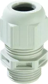 Wiska ESKV 16 LG Kabelverschraubung, Kunststoff, M16, RAL 7035 mit kurzem Anschlussgewinde (10066411)