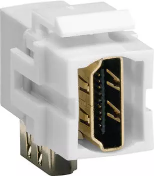 Hager Keystone Modul, universal, HDMI Buchse auf HDMI Buchse, 90&deg; gewinkelt (VZ20HA)