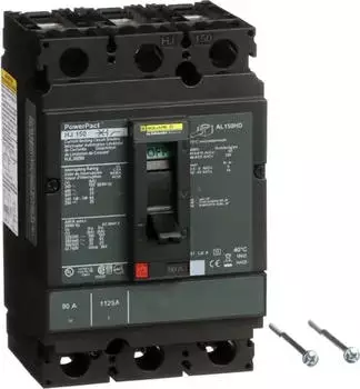 Schneider Electric Kompaktleistungsschalter PowerPacT H, TMD 90A, 3P, 25kA/600V AC (HJL36090)