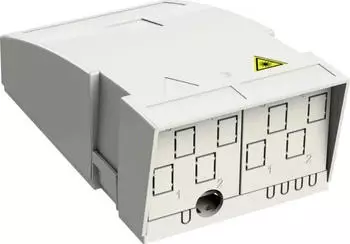 Kaiser Elektro Haus&uuml;bergabepunkt H&Uuml;P, 6 Fasern, 3 LC/APC DX, Shutter (AT29223)