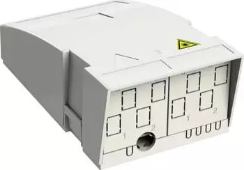 Kaiser Elektro Haus&uuml;bergabepunkt H&Uuml;P, 4 Fasern, 2 LC/APC DX, Shutter (AT29222)