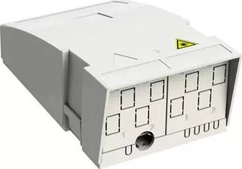 Kaiser Elektro Haus&uuml;bergabepunkt H&Uuml;P, 2 Fasern, 1 LC/APC DX, Shutter (AT29221)