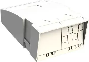 Kaiser Elektro Haus&uuml;bergabepunkt H&Uuml;P, 8 Fasern, 4 LC/APC DX (AT29214)