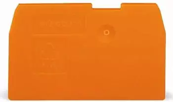 Wago Abschluss- und Zwischenplatte 1 mm dick orange (870-934)
