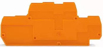 Wago Abschluss- und Zwischenplatte 2 mm dick orange (870-574)