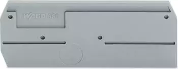Wago Abschluss- und Zwischenplatte 2,5 mm dick grau (880-308)