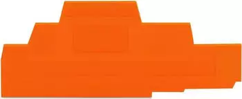 Wago Abschluss- und Zwischenplatte 2,5 mm dick orange (280-306)