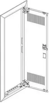 Schneider Electric Blendrahmen + T&uuml;r mit L&uuml;ftungsschl. FB3BH4 (GBRU34TL)