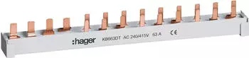 Hager Phasenschiene 4-polig (KB663DT)