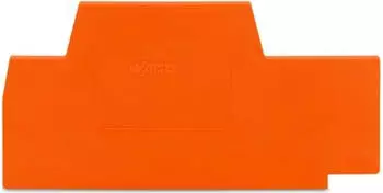 Wago Abschluss- und Zwischenplatte 2,5 mm dick orange (281-343)
