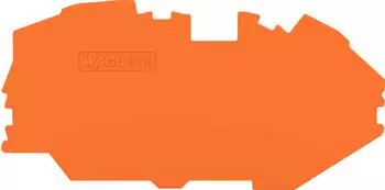 Wago Abschluss- und Zwischenplatte 1 mm dick orange (2216-7692)