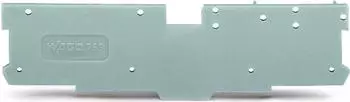 Wago Abschluss- und Zwischenplatte 1,1 mm dick grau (769-303)