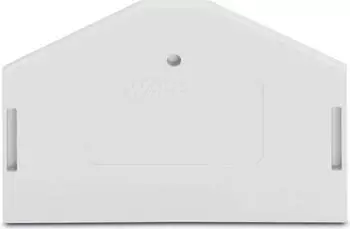 Wago Abschluss- und Zwischenplatte 2,5 mm dick lichtgrau (280-354)