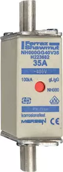 Mersen Sicherungseinsatz DIN NH Standard gG Gr&ouml;&szlig;e NH000 400VAC 50A (K223684)
