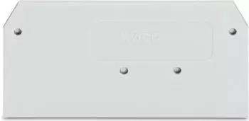 Wago Abschluss- und Zwischenplatte 2,5 mm dick lichtgrau (281-349)