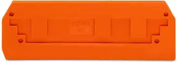 Wago Abschluss- und Zwischenplatte 2,5 mm dick orange (282-339)