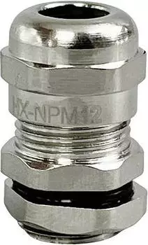 Conrad Electronic TRU Components Kabelverschraubung M12 Messing vernickelt (TC-10302820)