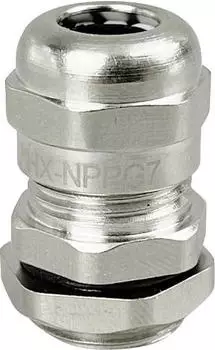 Conrad Electronic TRU Components Kabelverschraubung PG7 Messing vernickelt (TC-10302868)