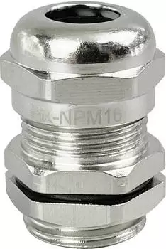 Conrad Electronic TRU Components Kabelverschraubung M16 Messing vernickelt (TC-10302824)