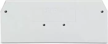Wago Abschluss- und Zwischenplatte 2,5 mm dick lichtgrau (280-358)
