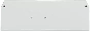 Wago Abschluss- und Zwischenplatte 2,5 mm dick lichtgrau (281-345)