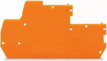 Wago Abschluss- und Zwischenplatte 1 mm dick orange (870-119)