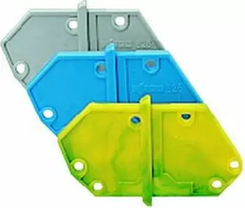 Wago Abschlussplatte anrastbar 1,5 mm dick blau (826-158/000-006)