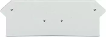 Wago Abschluss- und Zwischenplatte 2 mm dick lichtgrau (279-318)