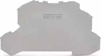 Wago Abschluss- und Zwischenplatte 1 mm dick grau (2002-2691)