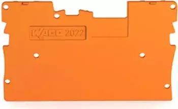 Wago Abschlussplatte 1 mm dick orange (2022-1692)