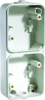 Peha IP54 WAB-Dose 2fach senkrecht (B 602/2 WAB DO)