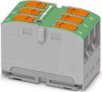 Phoenix Contact PTVFIX 6X2,5 GN - Verteilerblock (1019567)