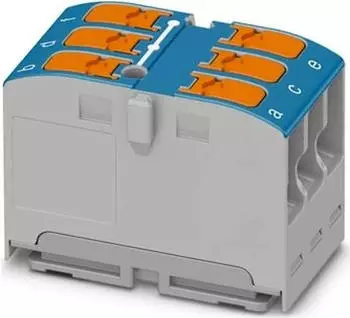 Phoenix Contact PTVFIX 6X2,5 BU - Verteilerblock (1019565)