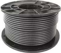 Kerbl Erdkabel 25 m mit verzinnten Kupferleiter schwarz - 44630 - schwarz