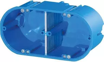 f-tronic HW Gerätedose massiv 2-fach (7350062)