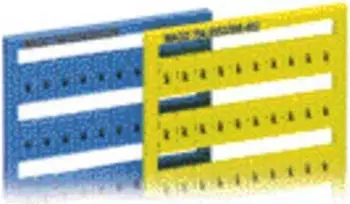 Wago WMB-Beschriftungskarte als Karte bedruckt 500, 503 ... 596 (1x) 501, 504 ... 597 (1x) 502, 505 ... 598 (1x) dehnbar 5 - 5,2 mm Aufdruck waagerecht aufrastbar wei&szlig; (794-581)