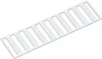 Wago WMB-Beschriftungskarte als Karte bedruckt 151, 153 ... 199 (2x) 152, 154 ... 200 (2x) dehnbar 5 - 5,2 mm Aufdruck senkrecht aufrastbar wei&szlig; (794-609)