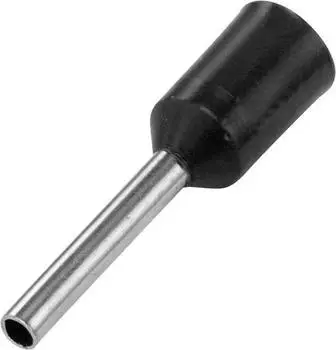 Vogt Aderendh&uuml;lsen schwarz - 4607/12 Cu sn - 6 x 12 (460712)
