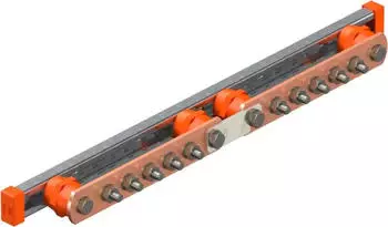 OBO Bettermann Potentialausgleichsschiene zur flexiblen Wandmontage mit Trennstelle (5015874)