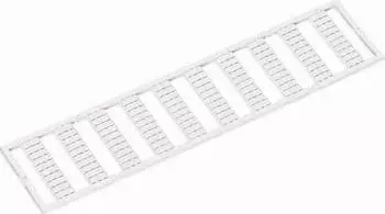 Wago WMB-Beschriftungskarte als Karte bedruckt L2 (100x) dehnbar 4 - 4,2 mm Aufdruck waagerecht aufrastbar wei&szlig; (793-4575)