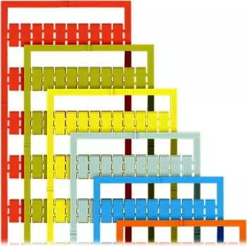 Wago WMB-Beschriftungskarte als Karte dehnbar 4 - 4,2 mm unbedruckt aufrastbar grau (793-4501/000-007)
