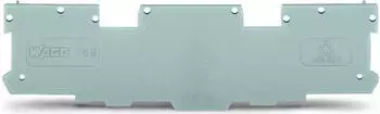 Wago Abschluss- und Zwischenplatte 1,1 mm dick grau (769-309)