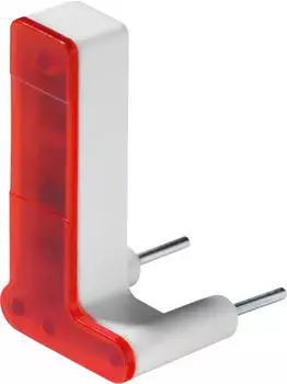 Berker W.1 LED-Aggregat 230V, f&uuml;r Schalter/Taster Zubeh&ouml;r, rot (16773500)